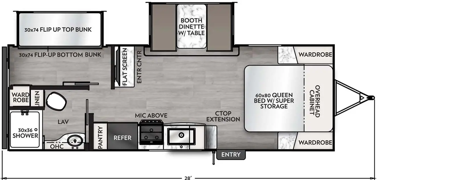 241BHS Floorplan Image